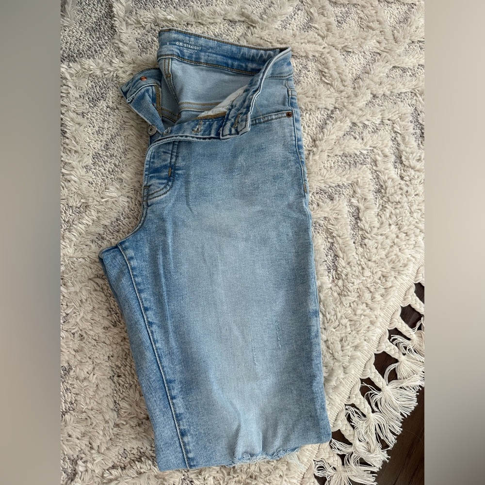 Old Navy O.G. Straight High Rise Button Fly Jeans